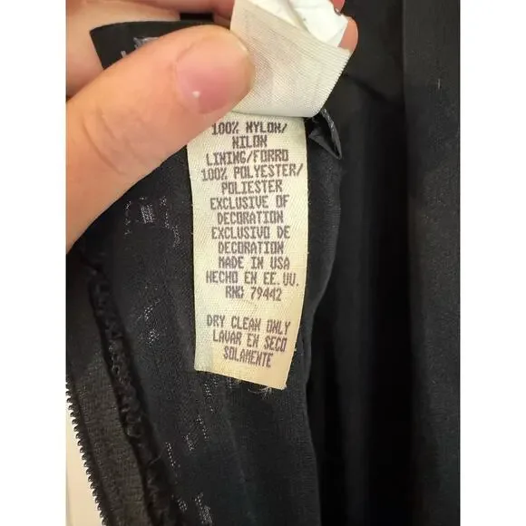 Late Editions VINTAGE 90s slip dress lace spaghetti strap mini 8 - Picture 7 of 7